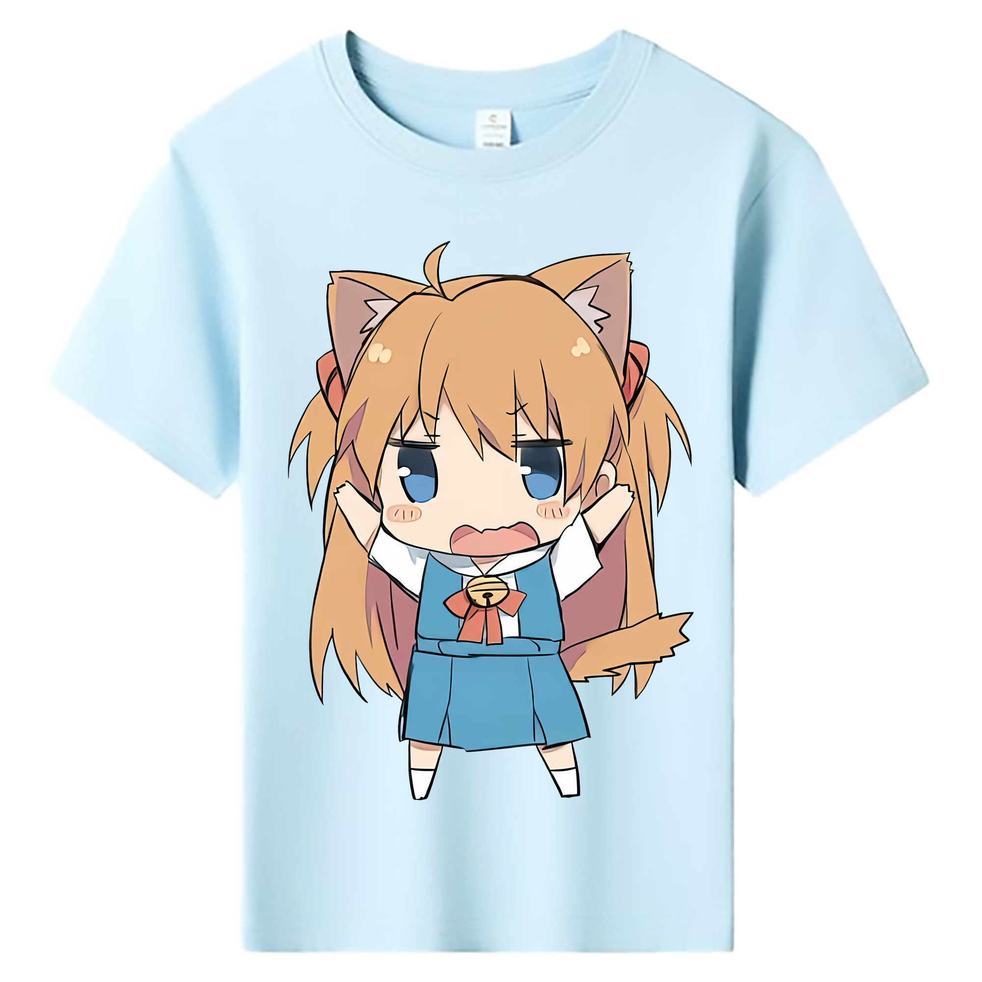 （画像用） EVA 新世紀エヴァンゲリオン 綿100％キッズTシャツ（フロントプリント）